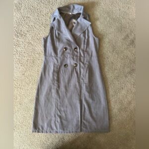 Sleeveless long vest/cardigan